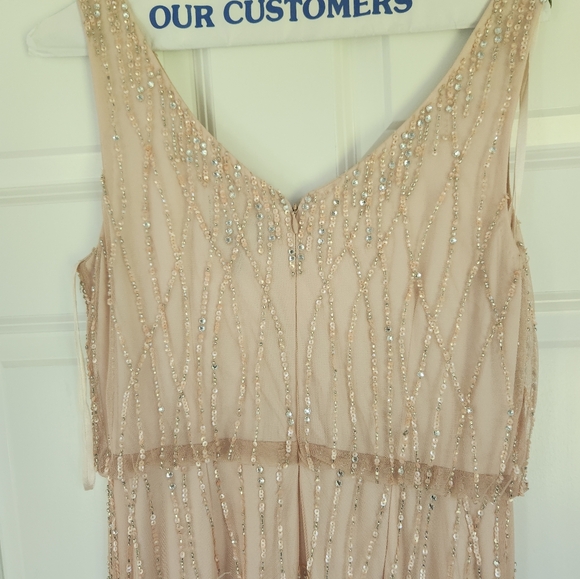 BHLDN Adrianna Papell Brooklyn Dress Blush - Picture 5 of 7